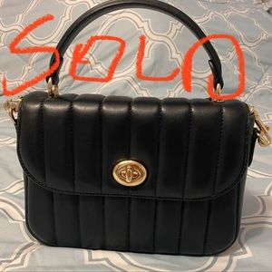 Coach black shoulder/crossbody
